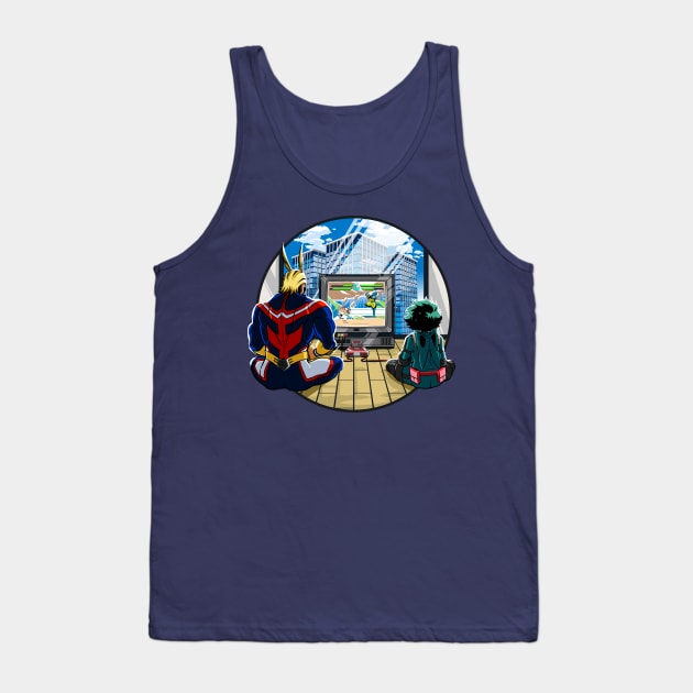 Stay-at-Home Heroes Tank Top by manoystee